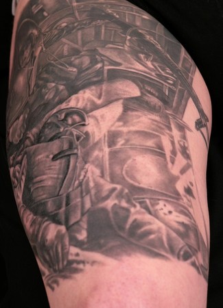Tattoos - Stephane Chaudesaigues - VIETNAM TROOPERS. st�phane chaudesaigues. tattoo. tatouage.paris. avignon.